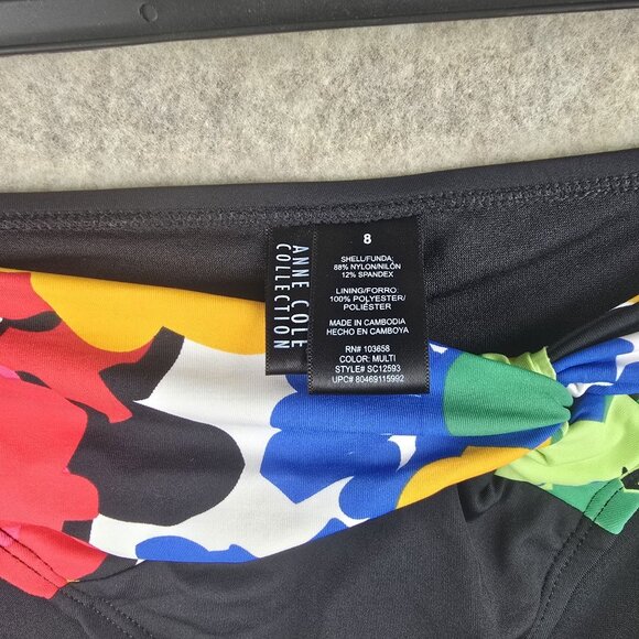 Anne Cole Collection Floral Tankini Top & Bottom Set Size 8 Swimwear - Picture 8 of 8